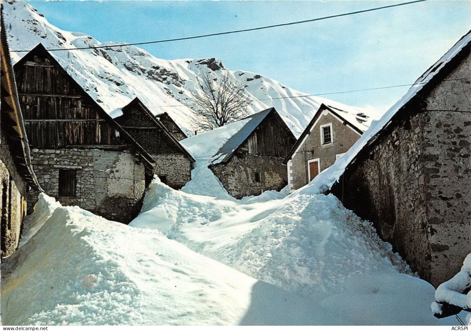 ORCIERES MERLETTE Alt 1850m Le Pittoresque Village De PRAPIC Sous La Neige 7(scan Recto-verso) MA1062 - Orcieres