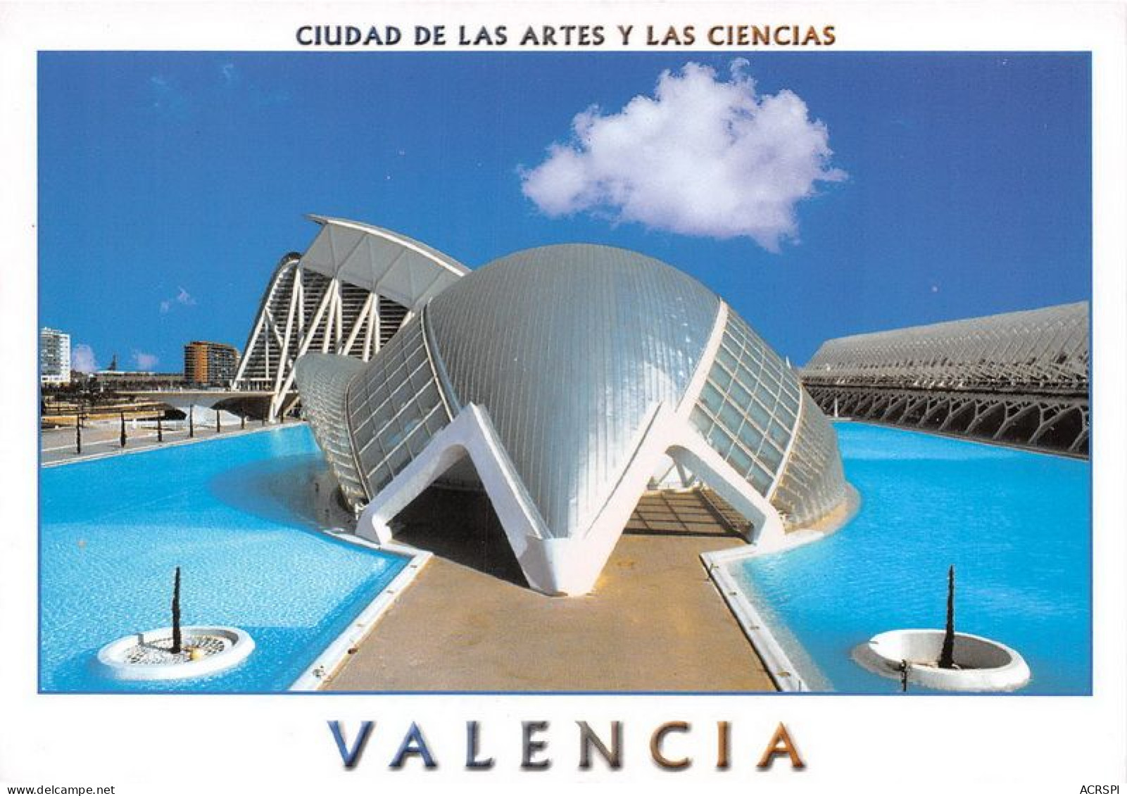 VALENCIA Ciudad De Las Artes Y Las Ciencias 18(scan Recto-verso) MA1092 - Valencia