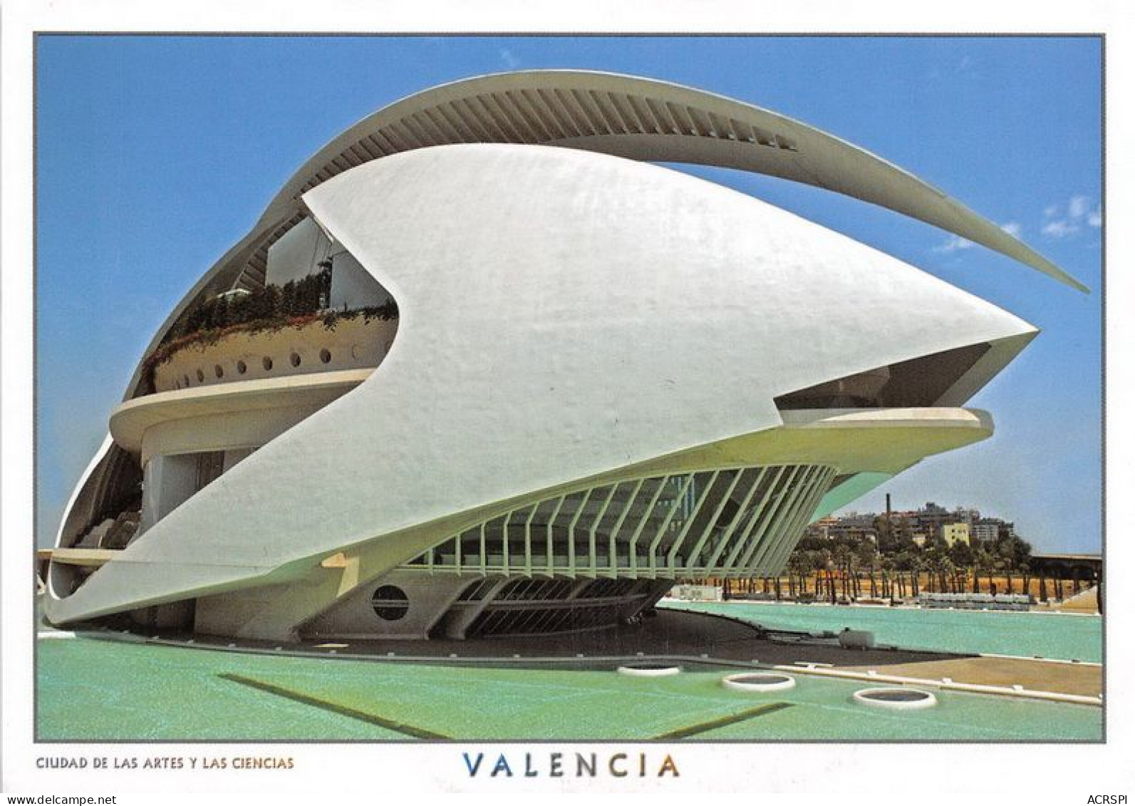 VALENCIA Ciudad De Las Artes Y Las Ciencias 25(scan Recto-verso) MA1092 - Valencia