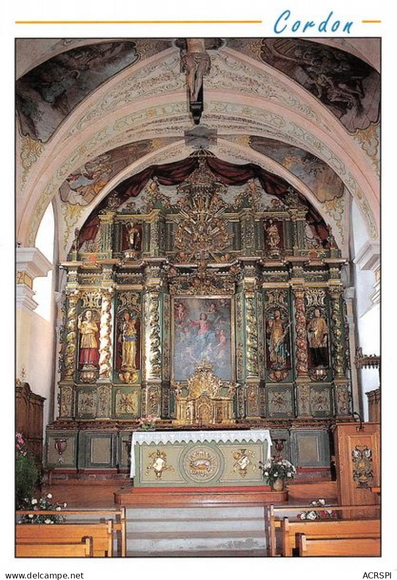 ORGUE ORGUES CORDON Retable De L Eglise Baroque N D De L Assomption 3(scan Recto-verso) MA1089 - Chiese E Cattedrali