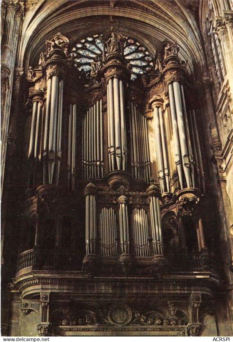 ORGUE ORGUES Eglise Saint Eustache De Paris Grand Orgue De Ducroquet 12(scan Recto-verso) MA1089 - Iglesias Y Catedrales