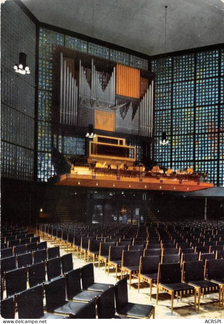 ORGUE ORGUES BERLIN Kaiser Wilhelm Gedachtniskirche 25(scan Recto-verso) MA1089 - Kirchen U. Kathedralen