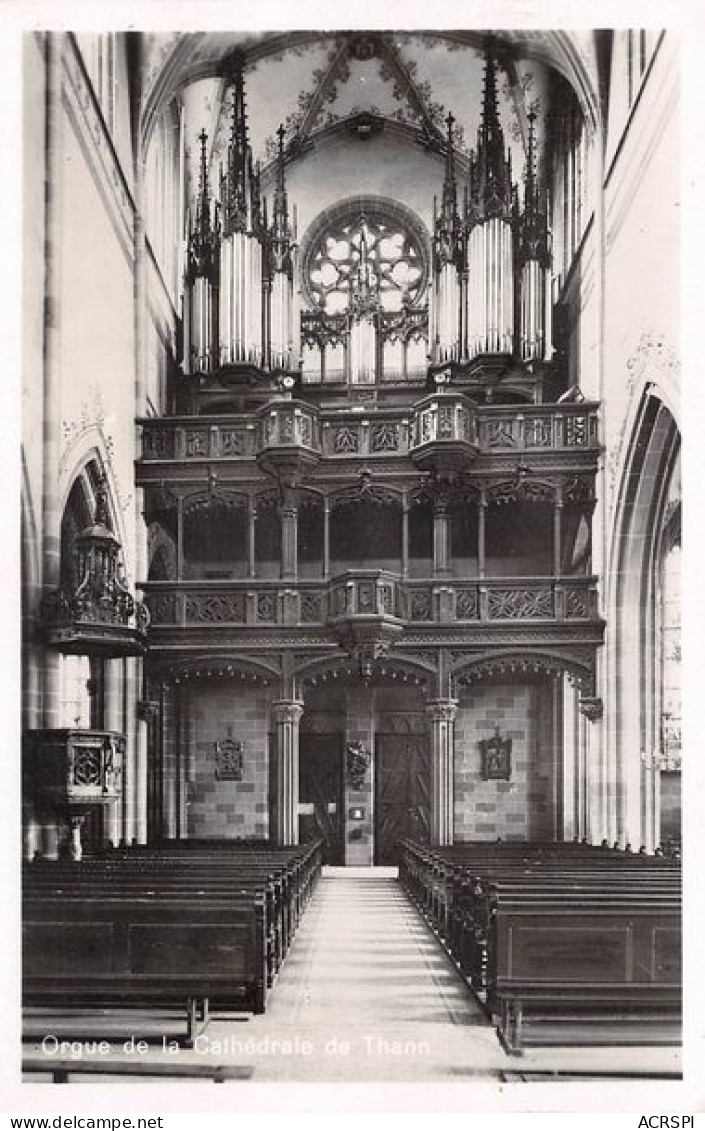 ORGUE ORGUES De La Cathedrale De Thann 21(scan Recto-verso) MA1089 - Eglises Et Cathédrales