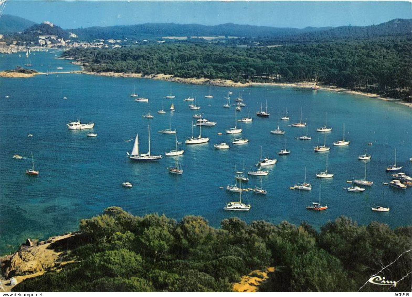 PORQUEROLLES Vue Panoramique Aerienne 20(scan Recto-verso) MA1082 - Porquerolles