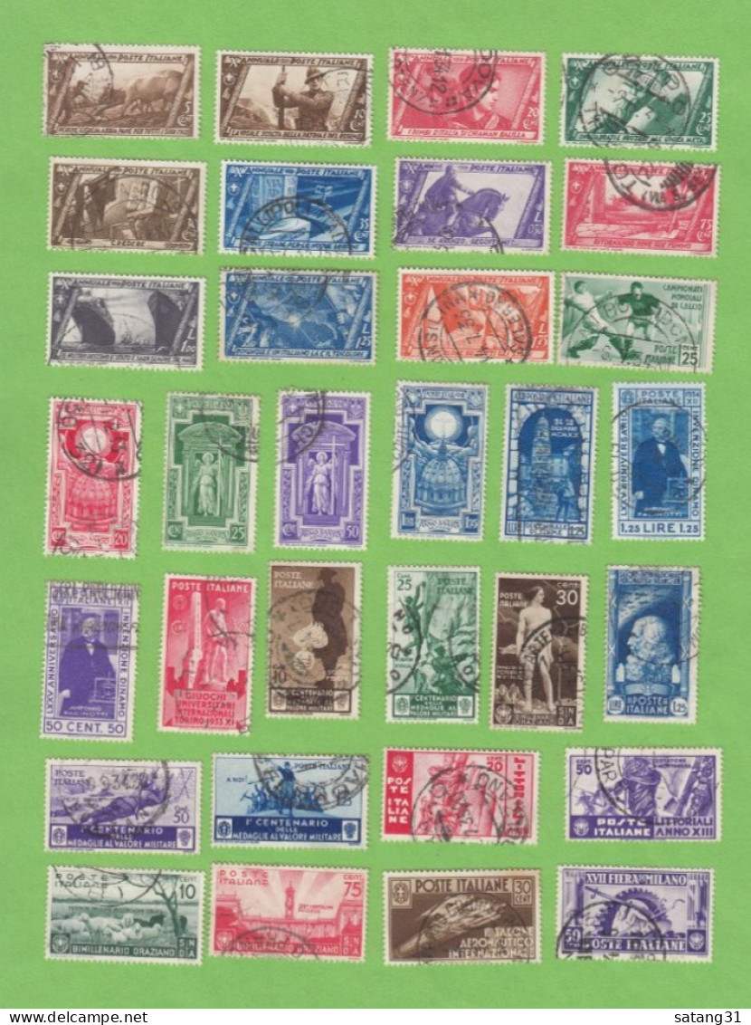 PETIT LOT DE  TIMBRES OBLITERES . - Used