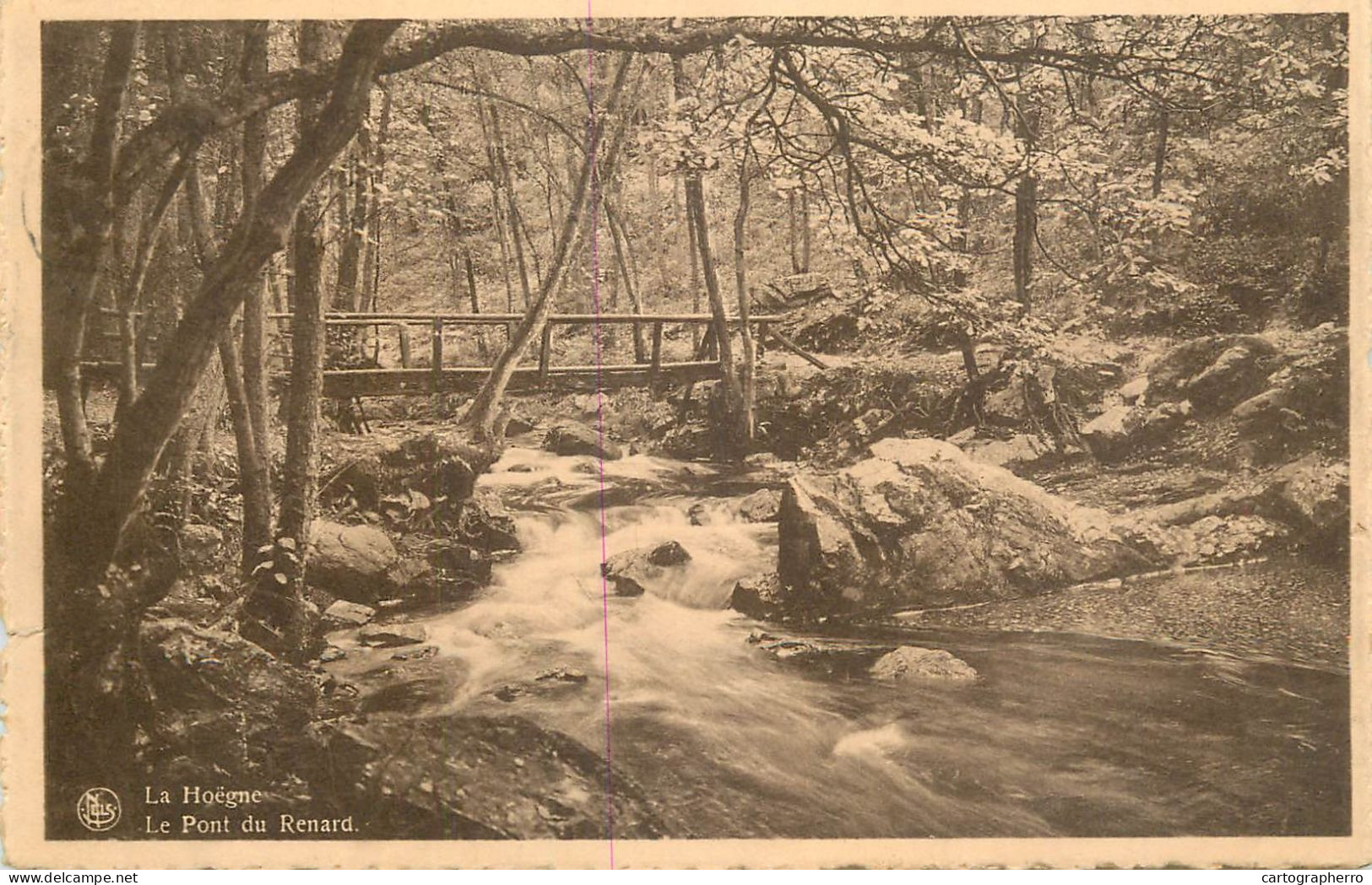 Postcard Belgium Spa La Hoegne Le Pont Du Renard - Spa