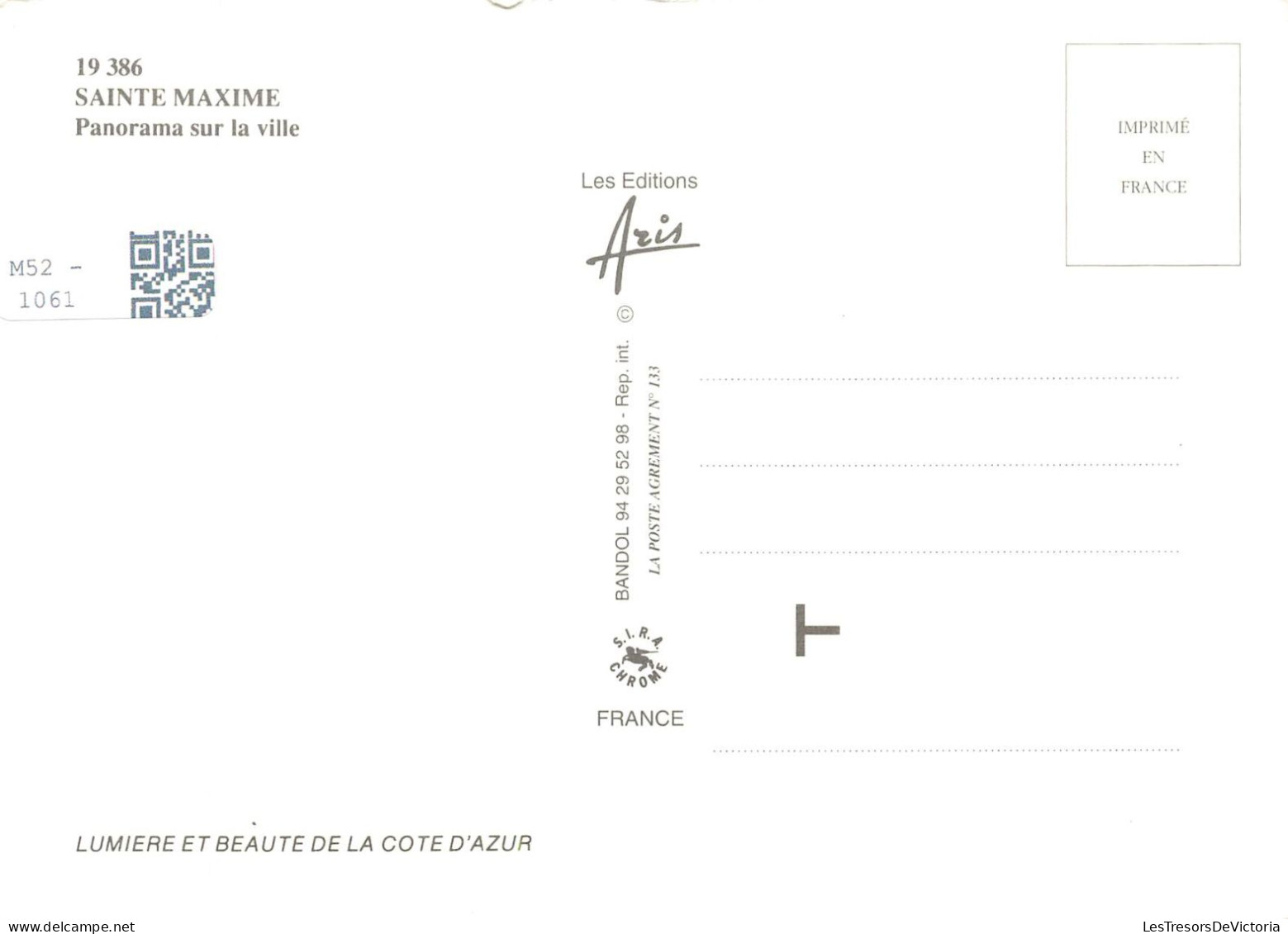 FRANCE - Sainte Maxime - Panorama Sur La Ville - Carte Postale - Andere & Zonder Classificatie