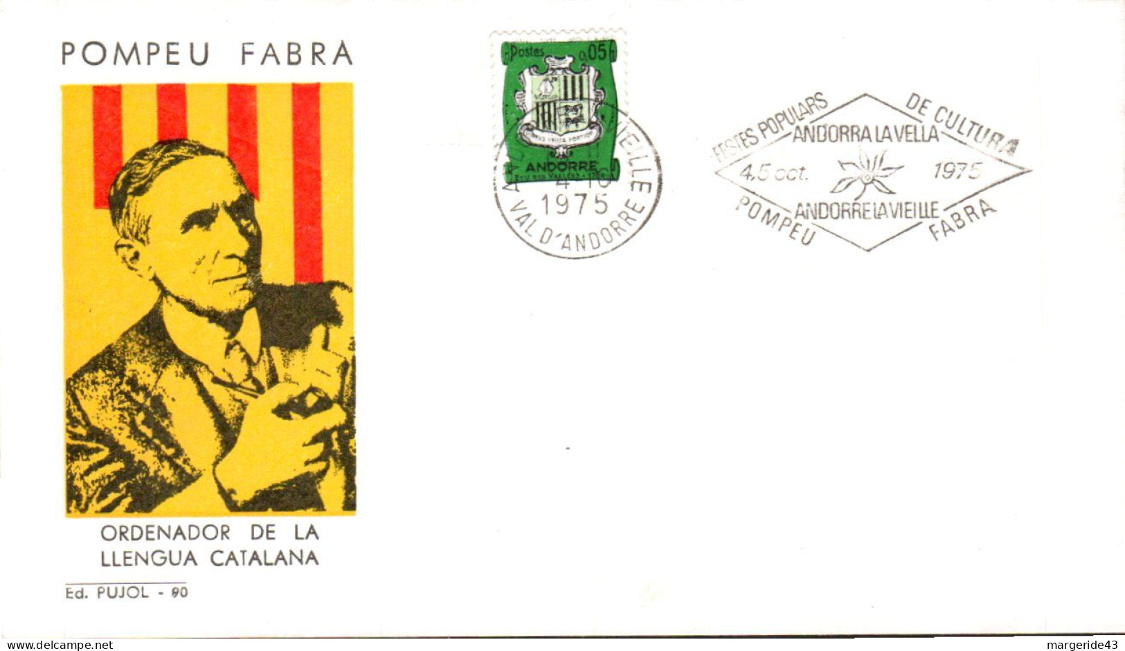 ANDORRE ESPAGNOL LOT 35  FDC DIFFERENTS - Lots & Kiloware (max. 999 Stück)