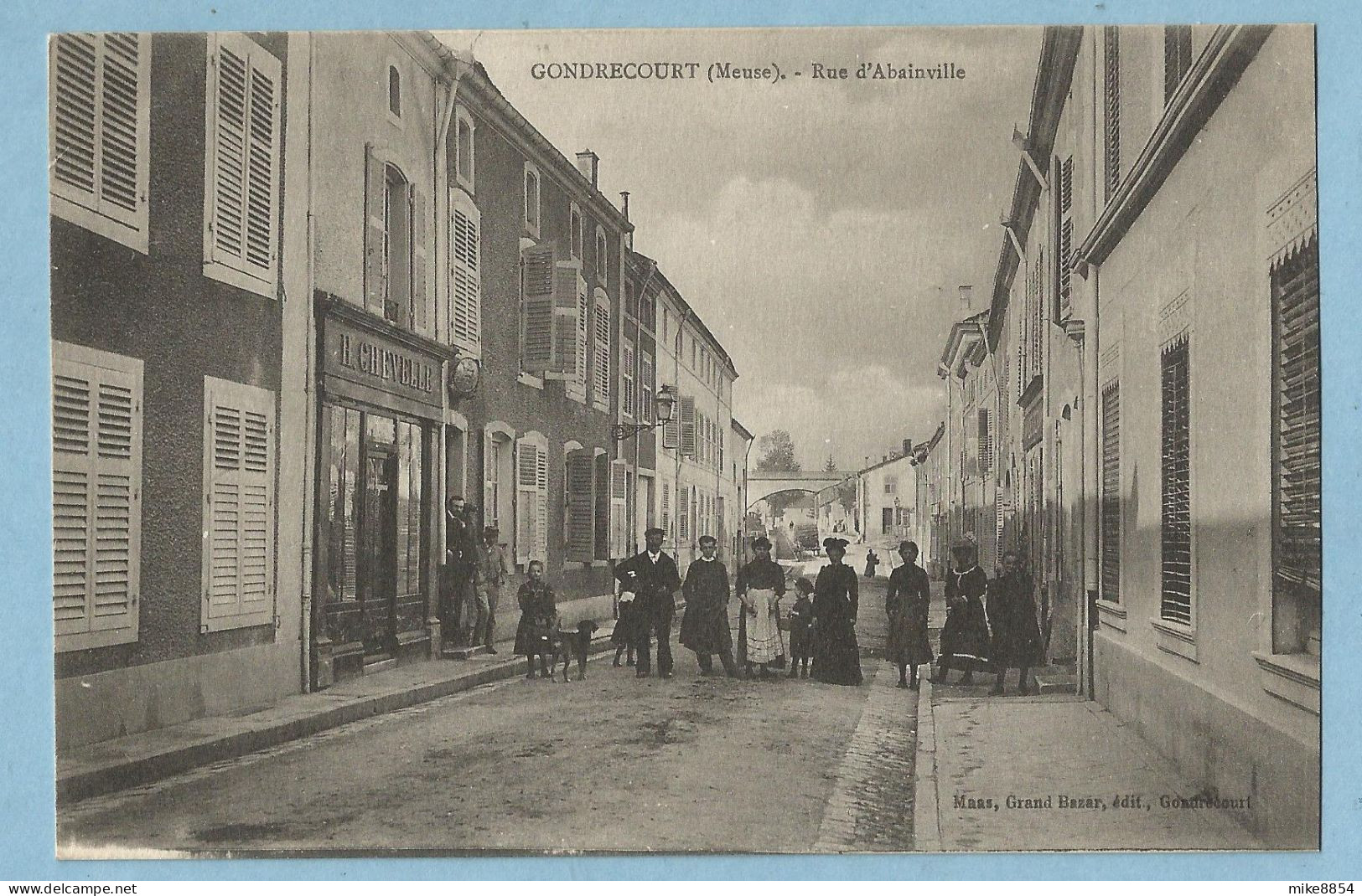 DA066  CPA  GONDRECOURT  (Meuse) Rue D'Abainville  -  Animation  +++++ - Gondrecourt Le Chateau