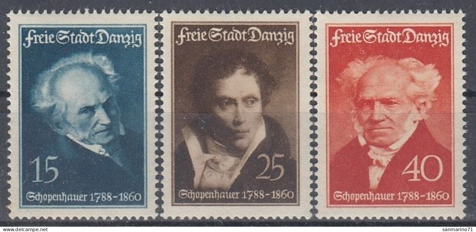 GERMANY Danzig 281-283,unused (**) - Nuovi