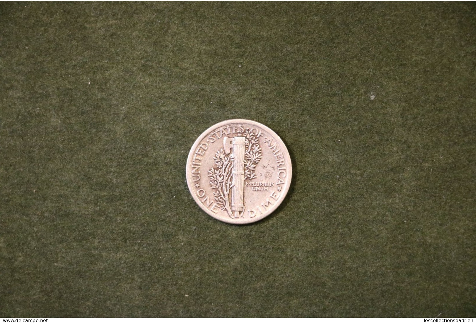 Pièce En Argent Etats-Unis 10 Cents 1917 En Très Bon état  - US Silver Coin Mercury Dime - 1916-1945: Mercury