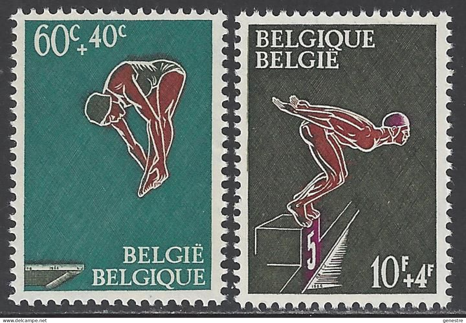Belgique - 1966 - COB 1372 à 1373 ** (MNH) - Nuevos