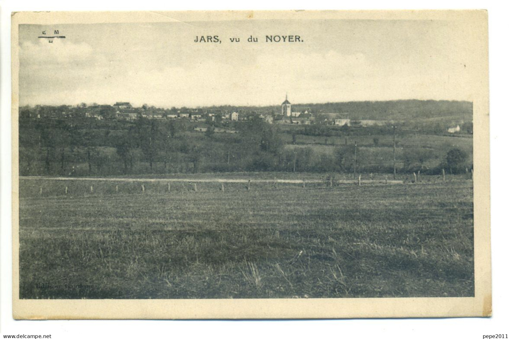 CPA 18 Cher - JARS - Vu Du Noyer - Vue Générale Peu Commune - Sancerre