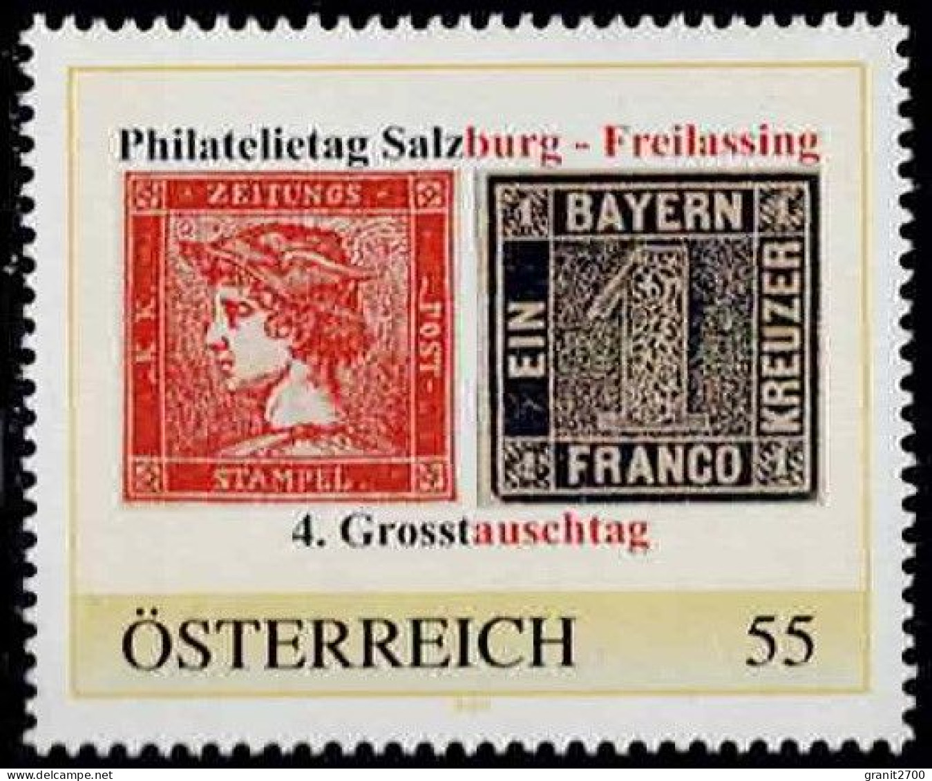 PM Philatelietag Salzburg - Freilassing  Ex Bogen Nr. 8024785 Vom 15.11.2009  Postfrisch - Francobolli Personalizzati
