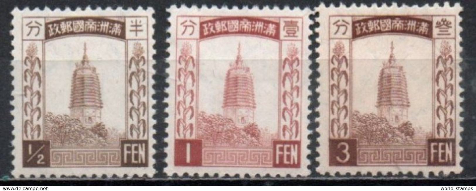 MANDCHOURIE 1936 * - 1932-45 Manchuria (Manchukuo)