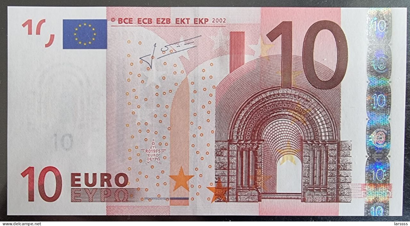 1 X 10€ Euro Trichet R019F5 X42780340001 - UNC - 10 Euro