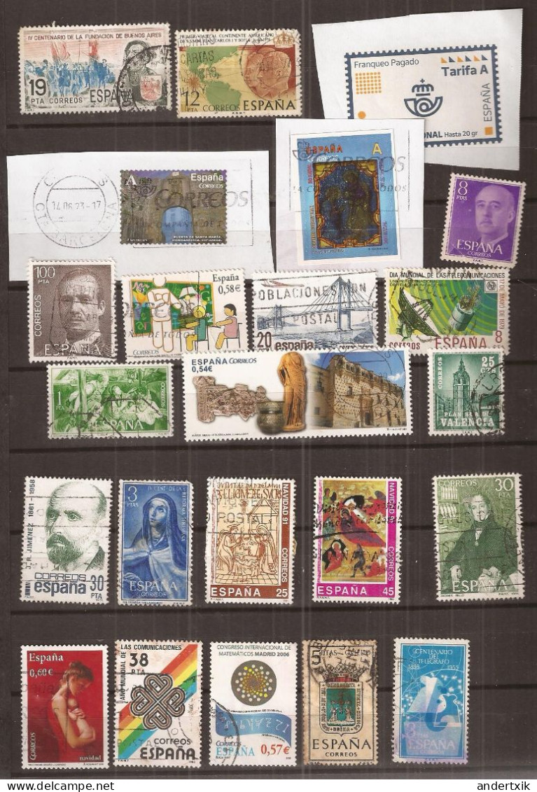 (CZ 736) Spain, 154 Stamps (5 Scans) - Sonstige & Ohne Zuordnung