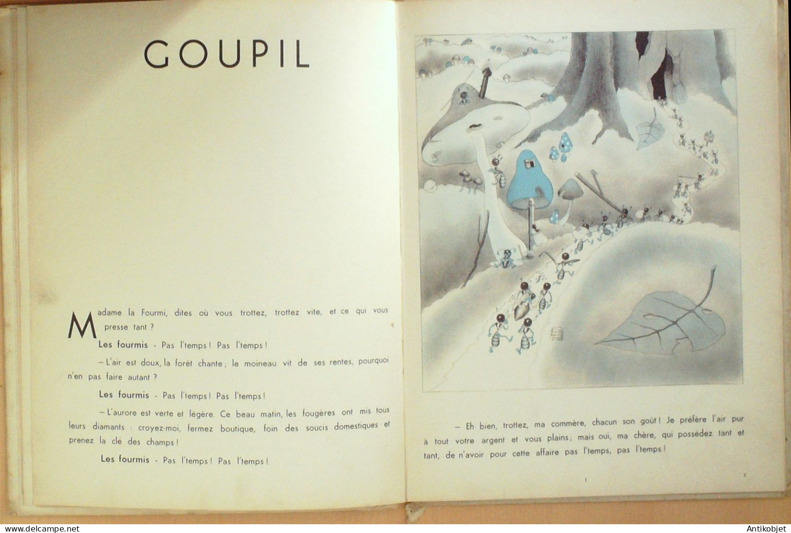 Goupil Illustrations Samivel Edit Delagrave Eo 1958 - Sonstige & Ohne Zuordnung