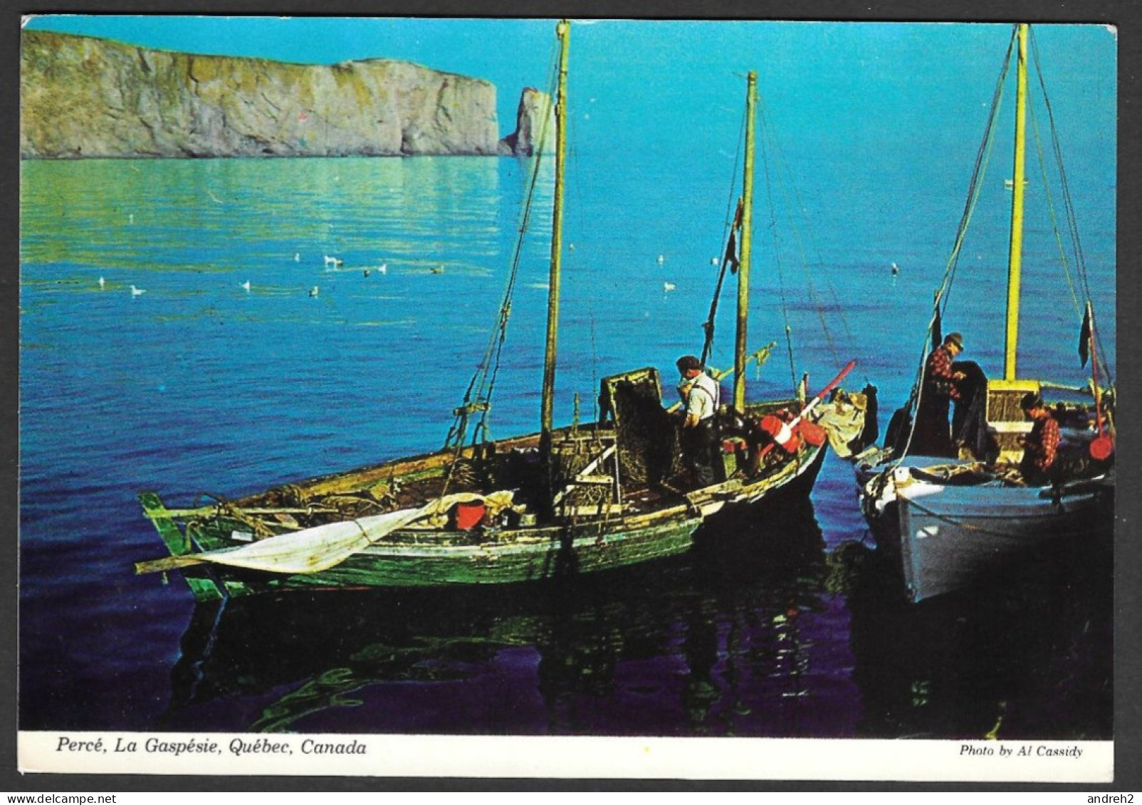 Percé  La Gaspésie Québec - Bateau De Pêche - Photo Al Cassidy - Québec - La Cité