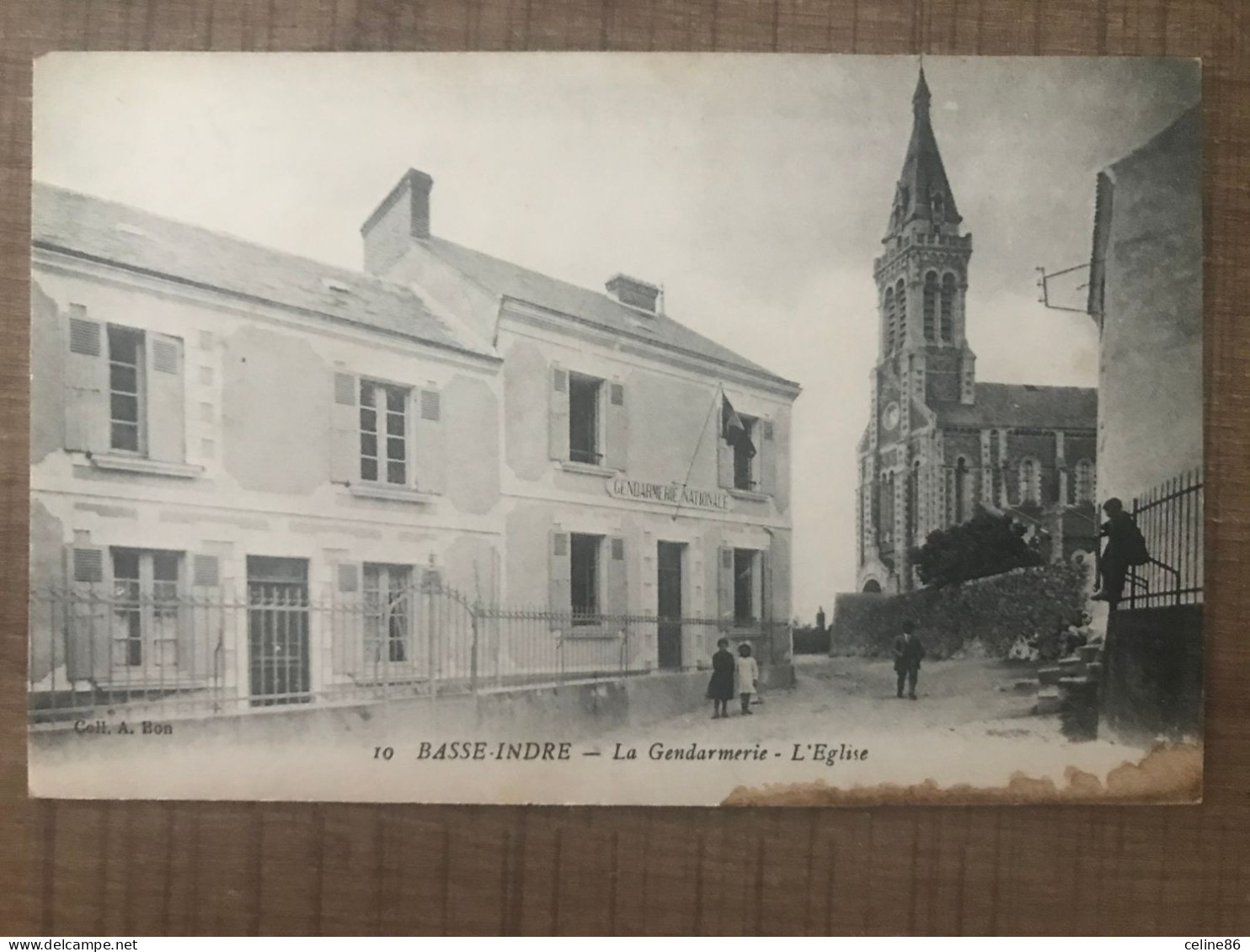  BASSE INDRE La Gendarmerie L'église  - Basse-Indre