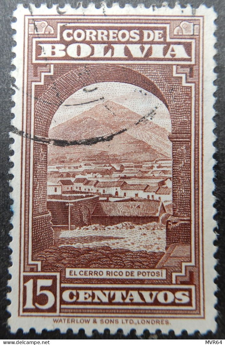 Bolivië Bolivia 1943 (1) Mining Industry El Cerro Rico De Potos - Bolivia