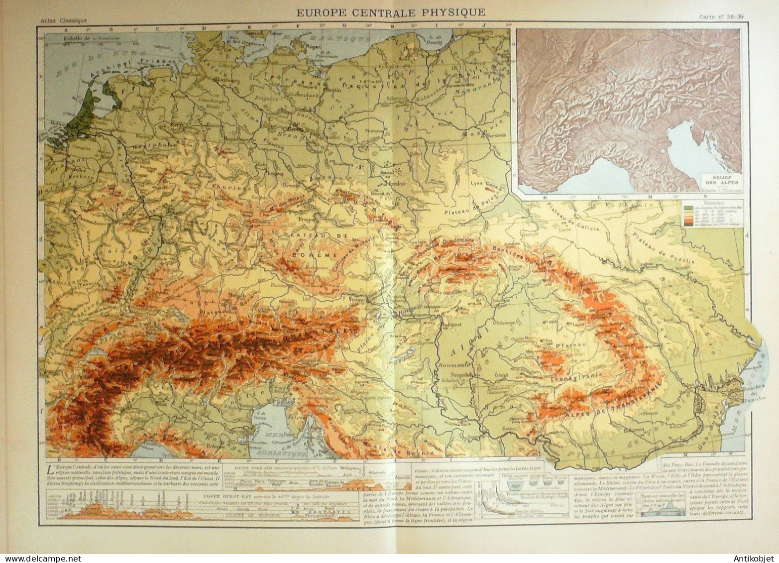 Atlas 343 Cartes Géographiques Srader Gallouedec (Hachette) 1931 - Tourism