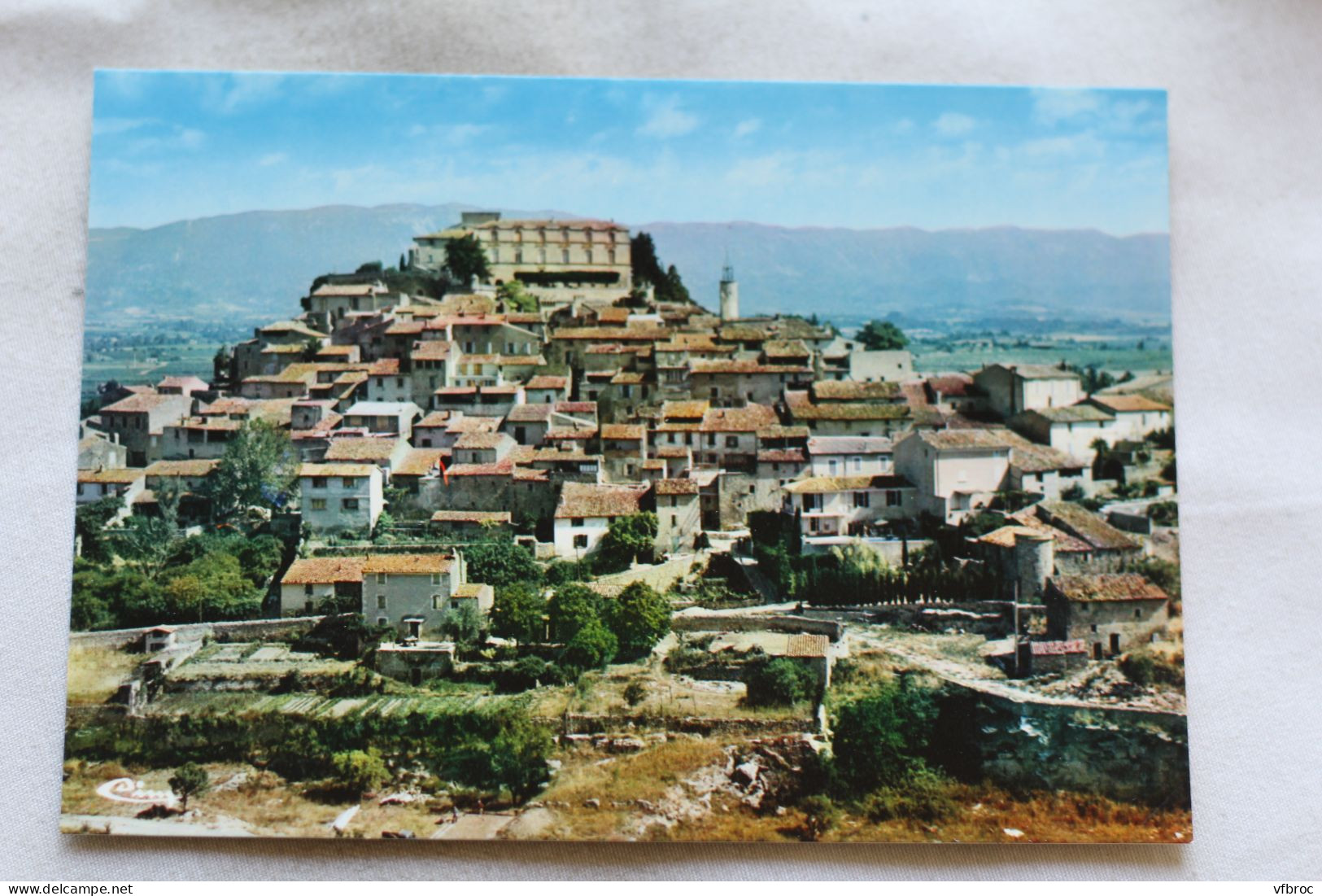 N406, Cpm, Ansouis, Vue Générale Aérienne, Vaucluse 84 - Ansouis