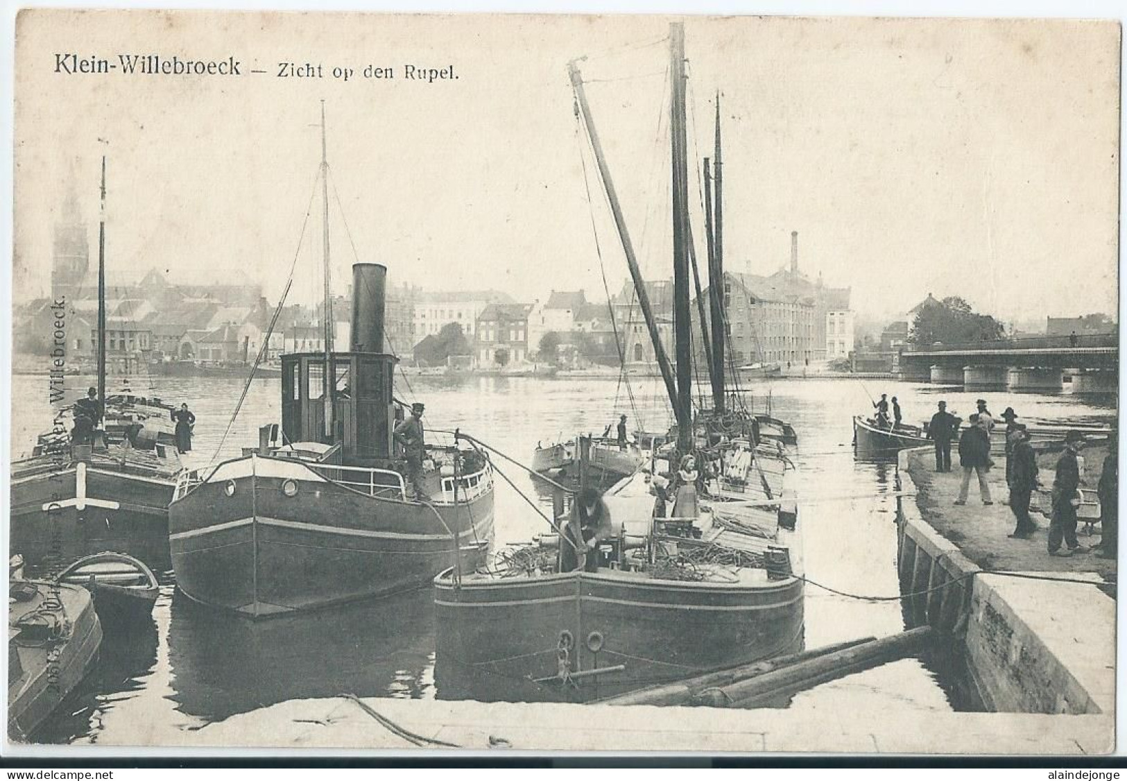 Willebroek - Willebroeck - Klein-Willebroeck - Zicht Op Den Rupel - 1908 - Willebroek