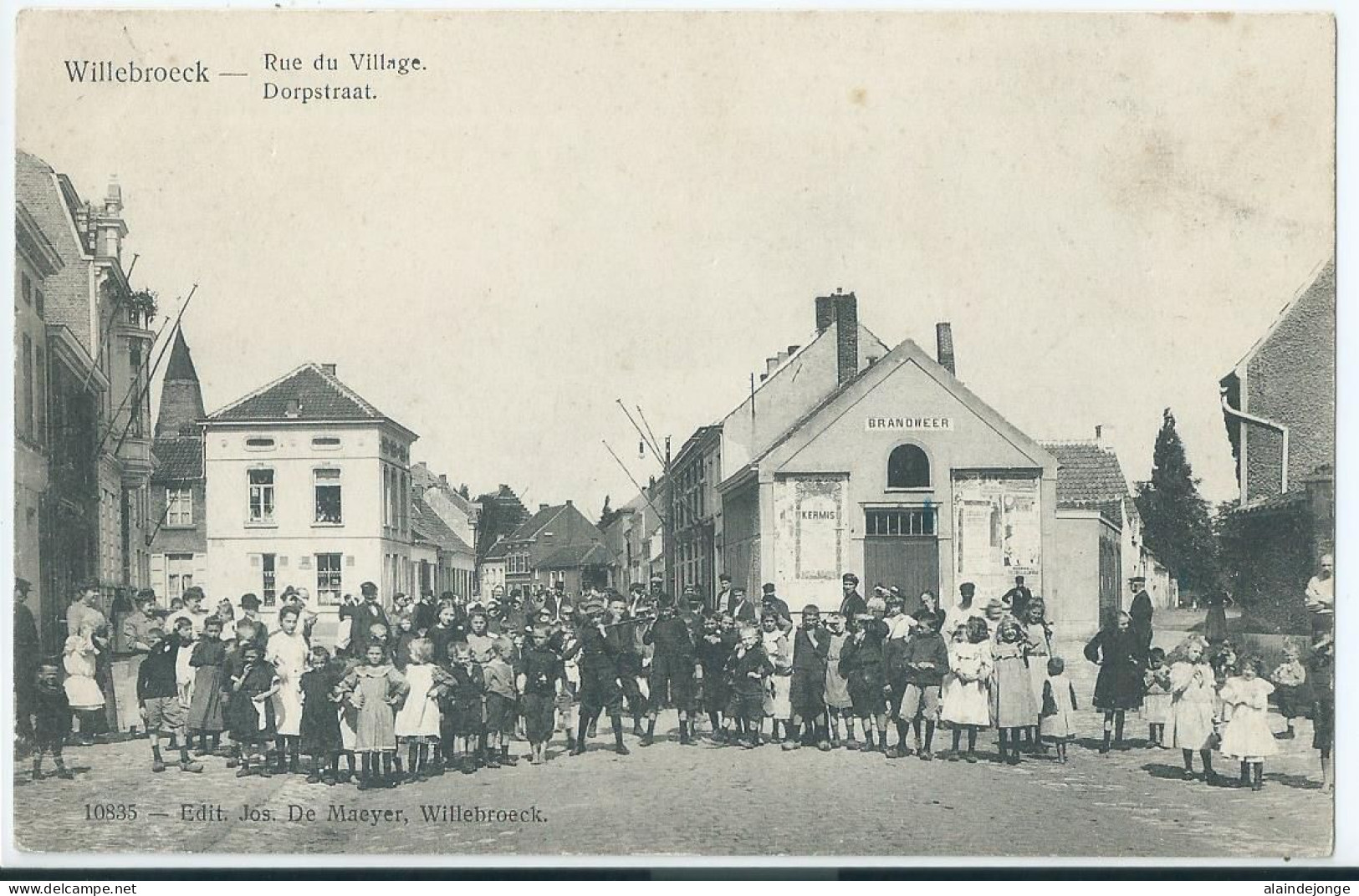 Willebroek - Willebroeck - Rue Du Village - Dorpstraat - 1908 - Willebrök