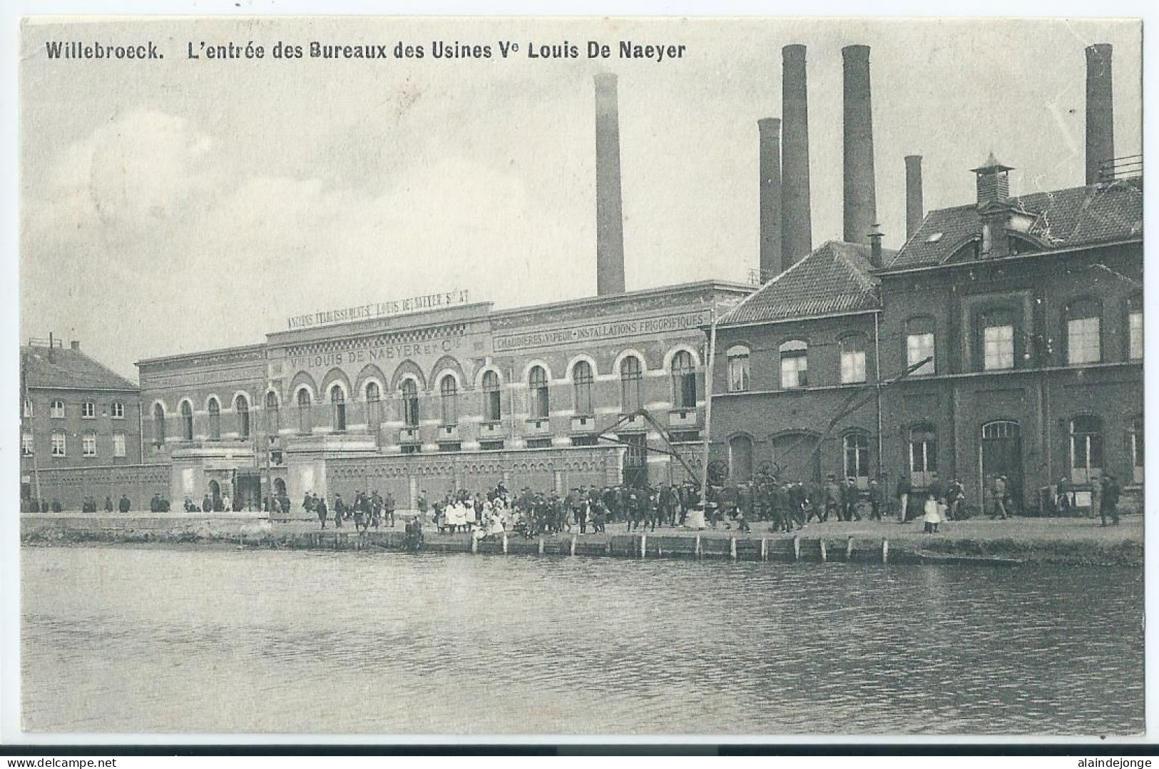 Willebroek - Willebroeck - L'entrée Des Bureaux Des Usines Ve Louis De Naeyer  - Willebrök