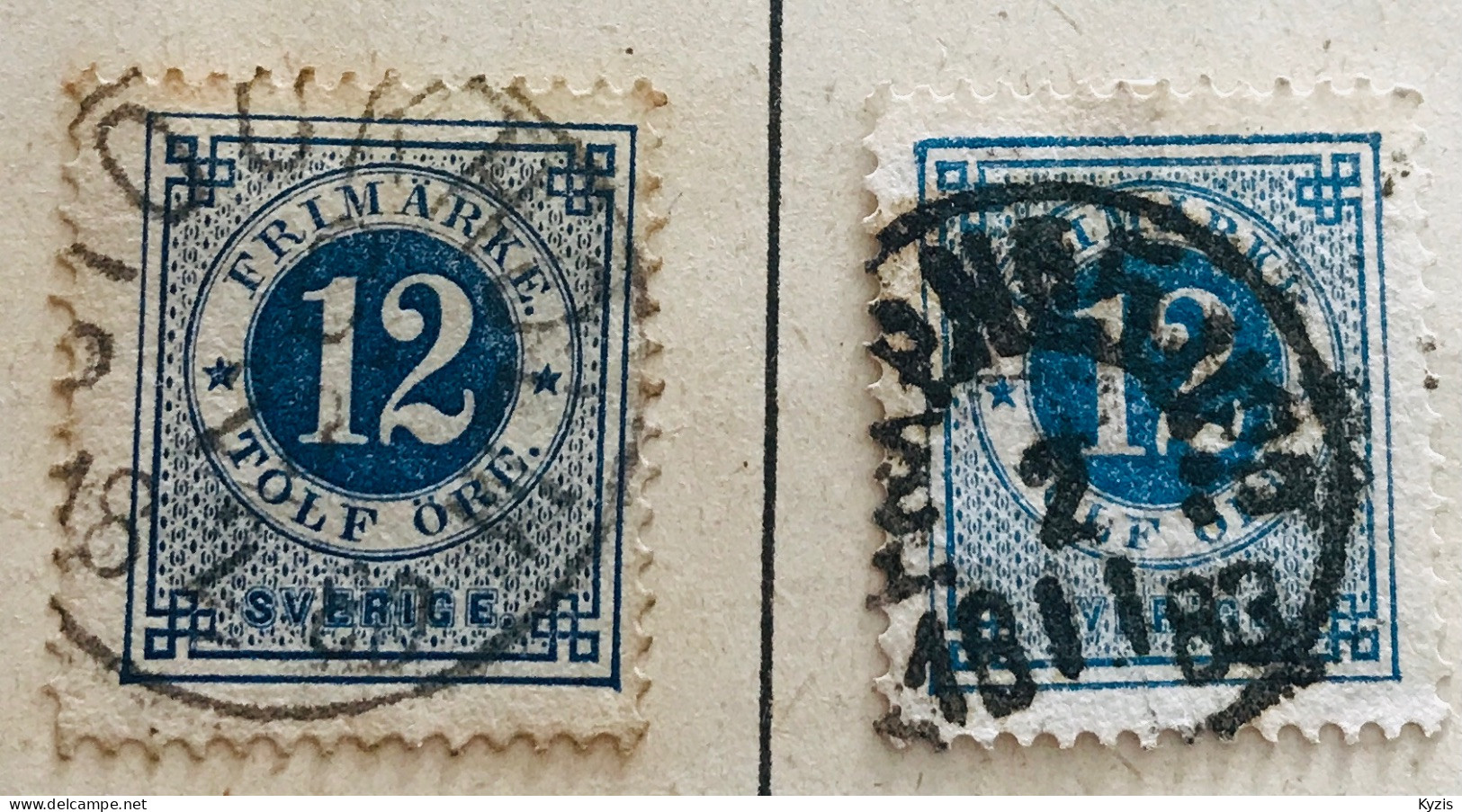 SUÈDE - Cercle Avec Chiffre - 1872 - Used Stamps