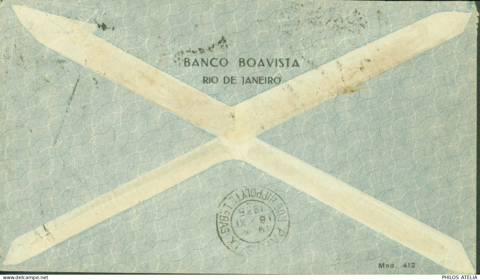 Brésil YT N°177 207 + Poste Aérienne 25 Correio Aereo 13 NOV 35 Cachet Condor Zeppelin Lufthansa Brasil Europa - Lettres & Documents