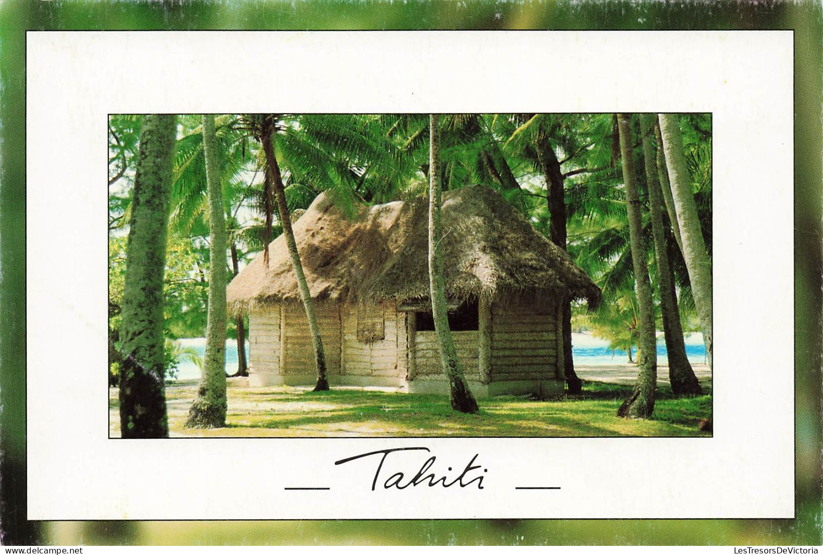 Tahiti - Hutte - Cabanon - Carte Postale - Tahiti