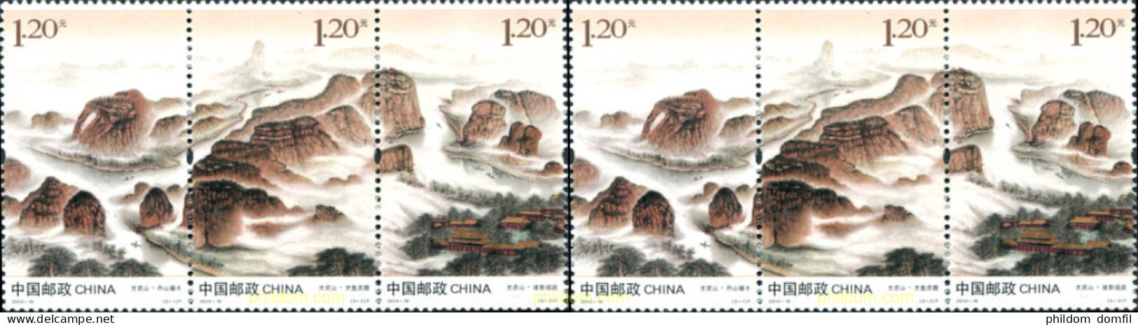 305303 MNH CHINA. República Popular 2013 GEBIRGE - Ungebraucht