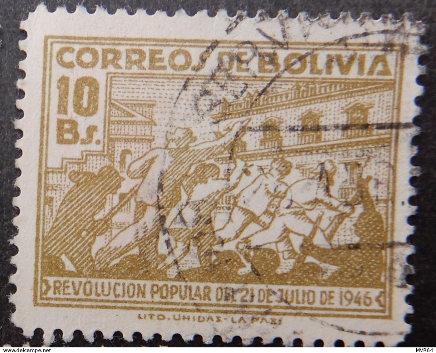 Bolivië Bolivia 1947 (1b) Popular Revolution Of 21 July 1946 - Bolivia