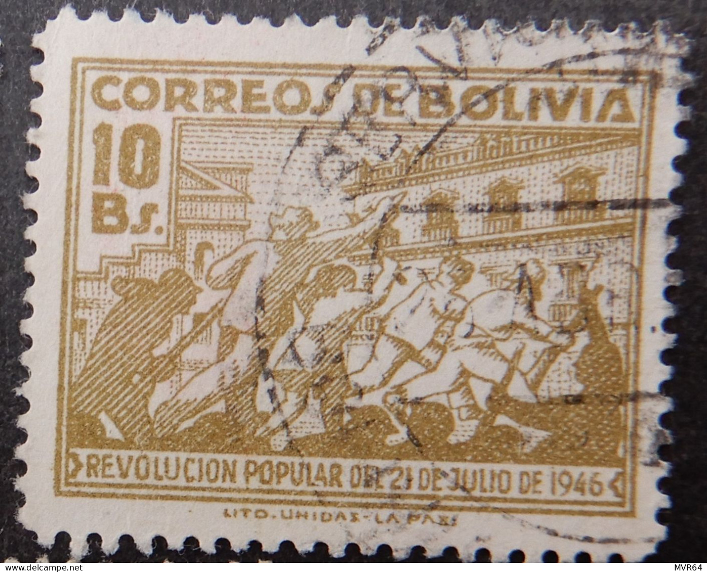 Bolivië Bolivia 1947 (1b) Popular Revolution Of 21 July 1946 - Bolivie