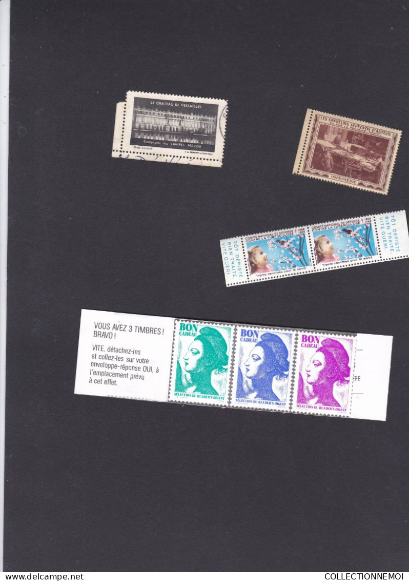 Petit Lot De Timbres De Vignettes - Kilowaar (max. 999 Zegels)