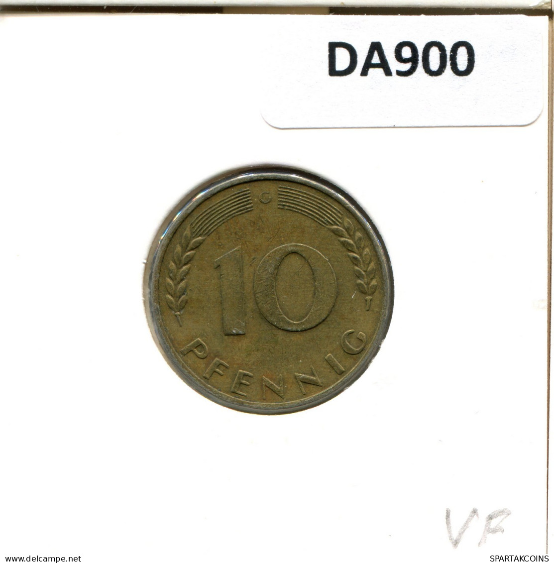 10 PFENNIG 1969 G BRD ALLEMAGNE Pièce GERMANY #DA900.F.A - 10 Pfennig
