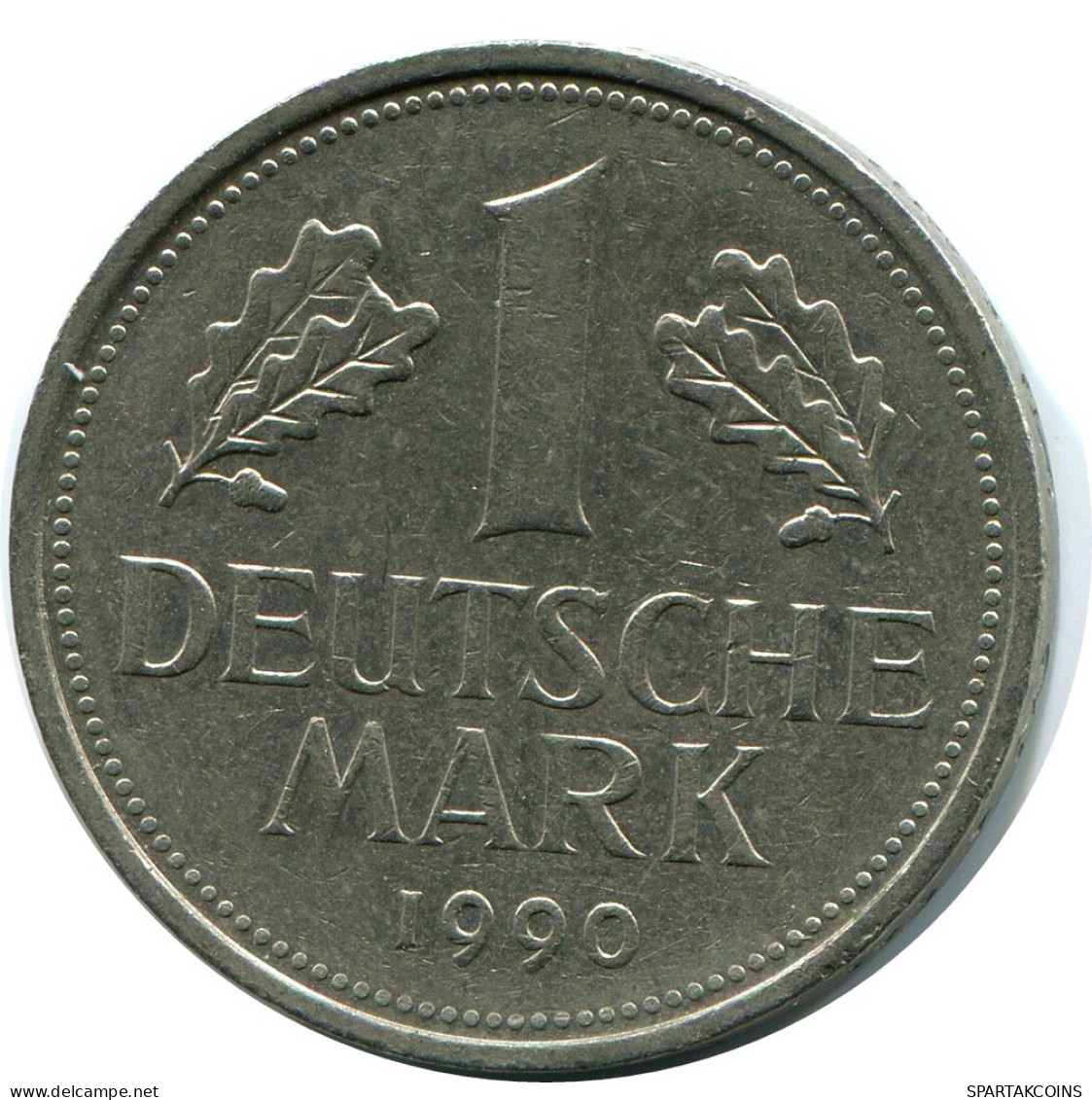 1 DM 1990 D WEST & UNIFIED GERMANY Coin #DB347.U.A - 1 Mark