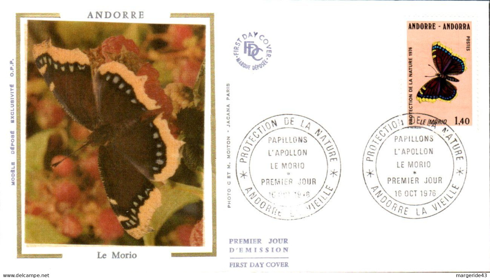 ANDORRE  LOT 42 FDC DIFFERENTS