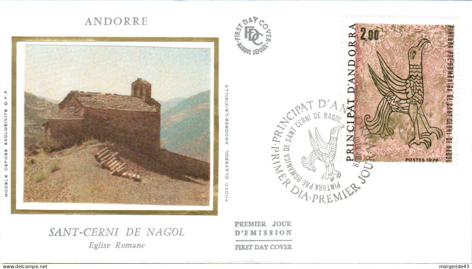 ANDORRE  LOT 42 FDC DIFFERENTS