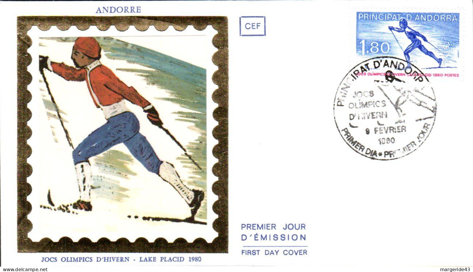 ANDORRE  LOT 42 FDC DIFFERENTS