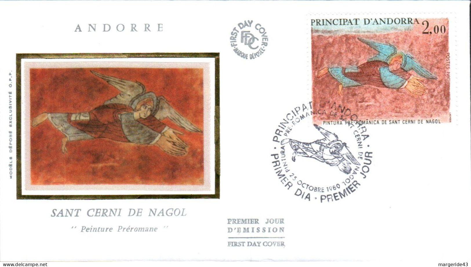 ANDORRE  LOT 42 FDC DIFFERENTS