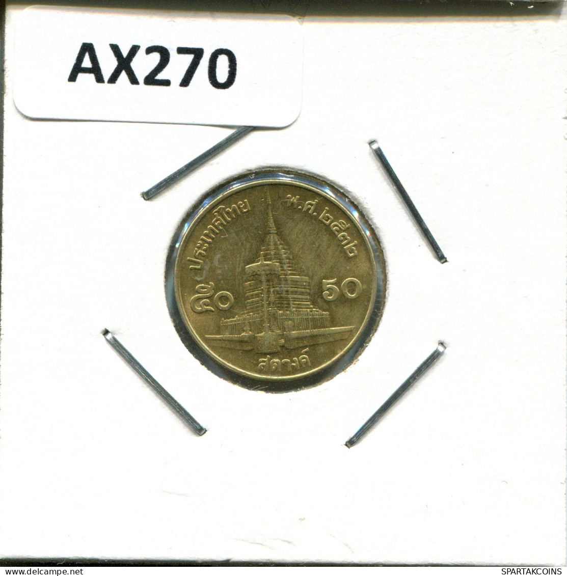 50 SATANG 1996 TAILANDESA THAILAND RAMA IX Moneda #AX270.E.A - Tailandia