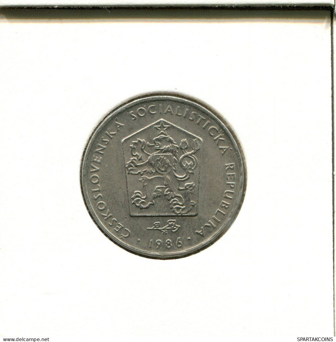 2 KORUN 1986 CZECHOSLOVAKIA Coin #AS982.U.A - Checoslovaquia