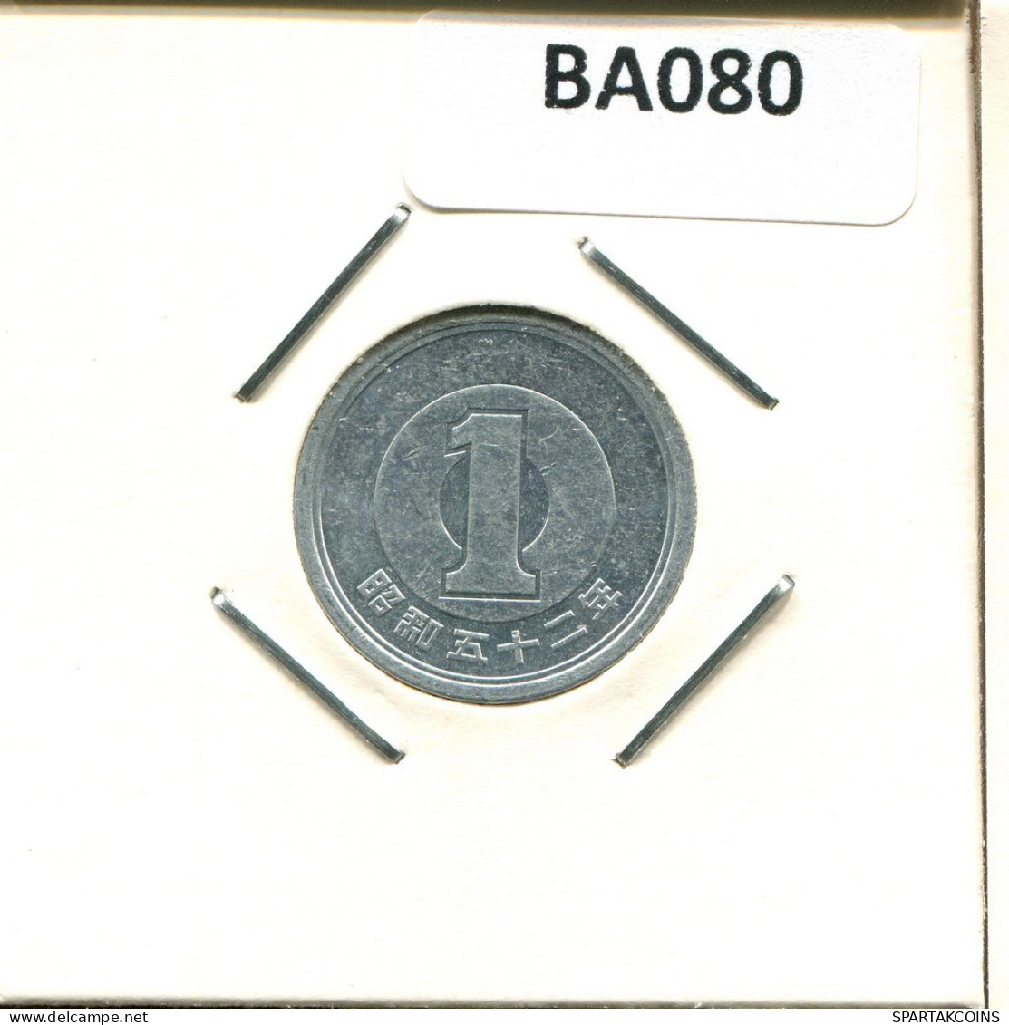 1 YEN 1977 JAPAN Münze #BA080.D.A - Japan