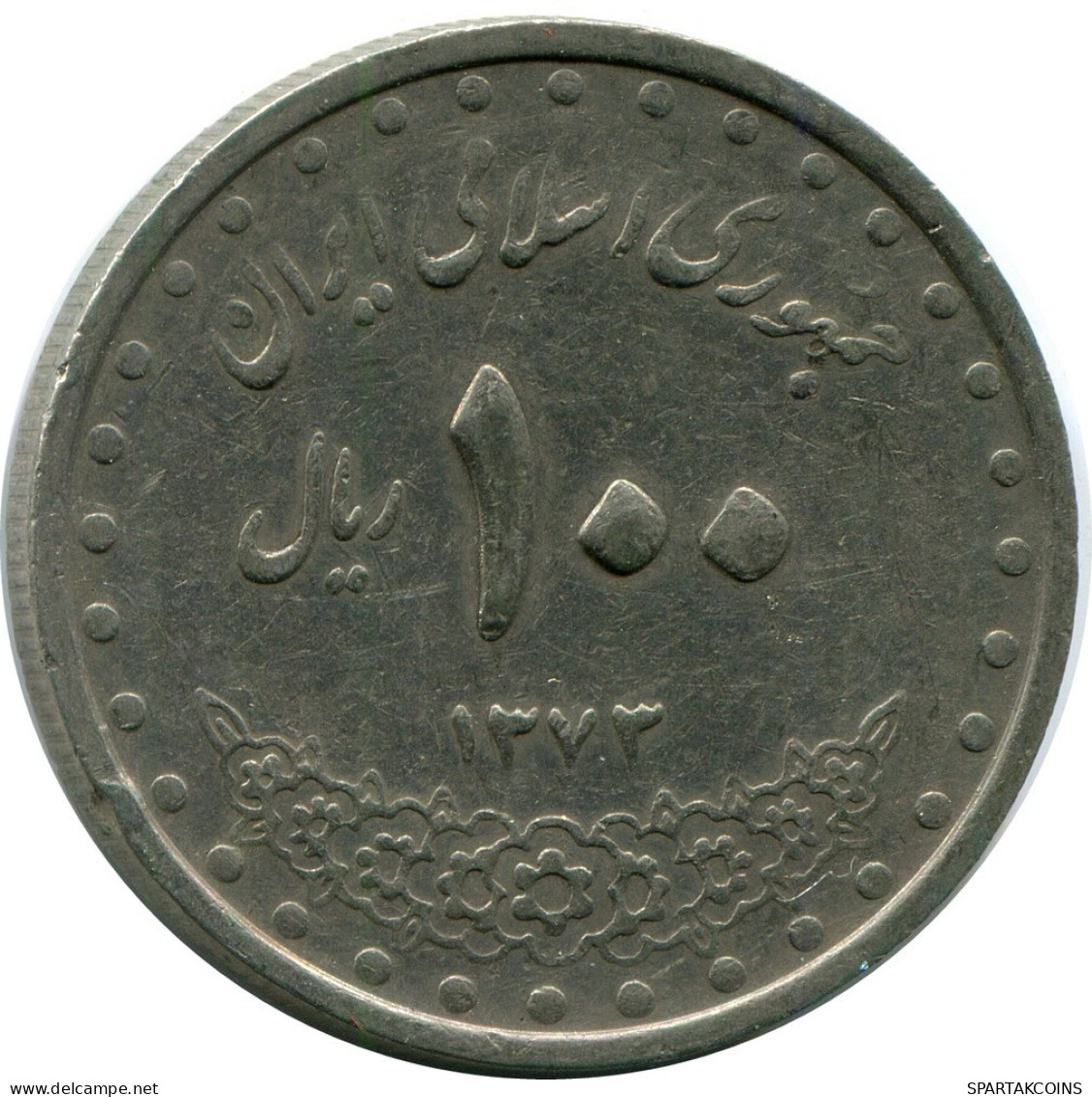 IRANÍ 100 RIALS 2004 / 1383 Islámico Moneda #AP195.E.A - Irán