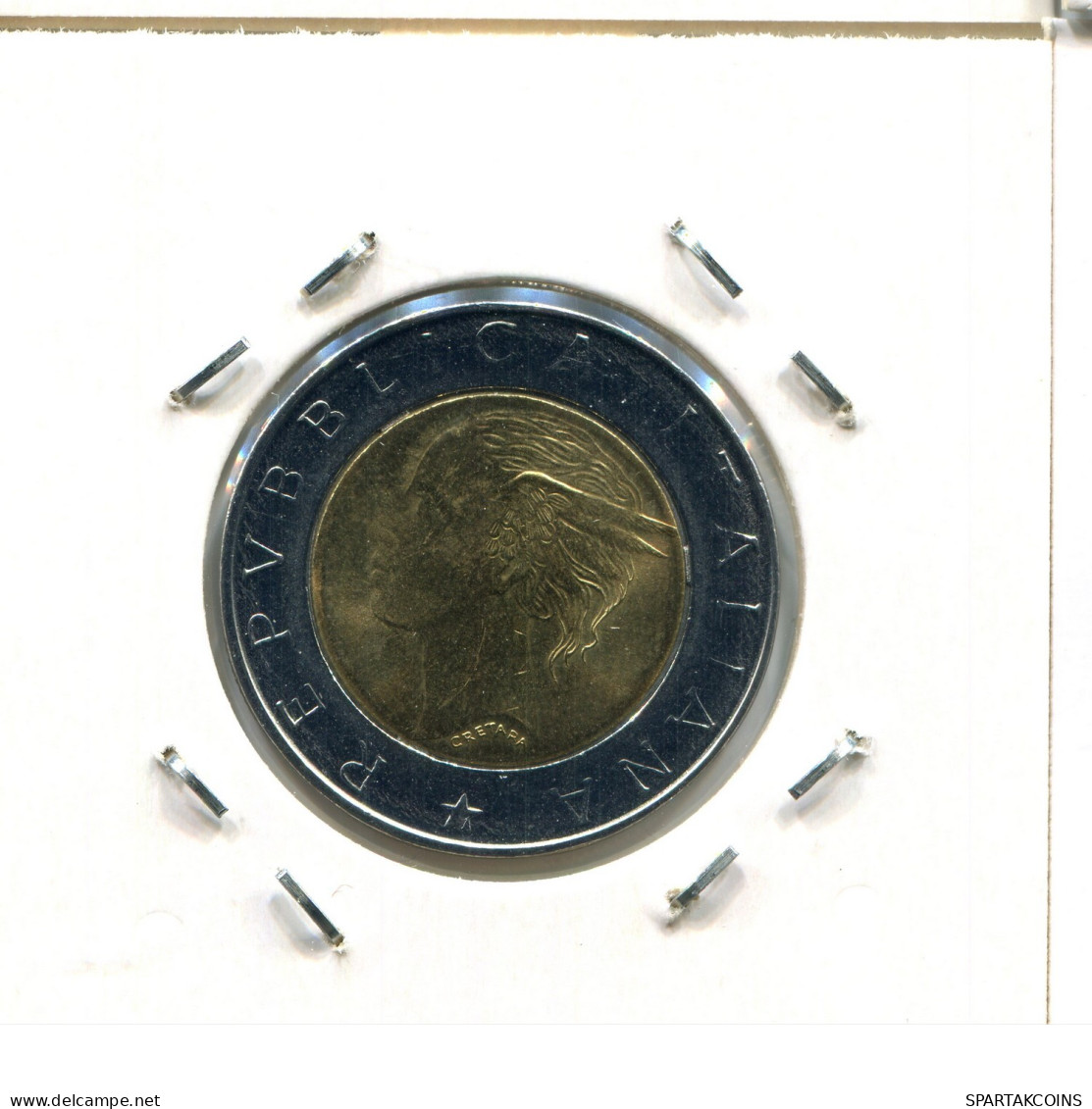 500 LIRE 1998 ITALY Coin BIMETALLIC #AY175.2.U.A - 500 Liras