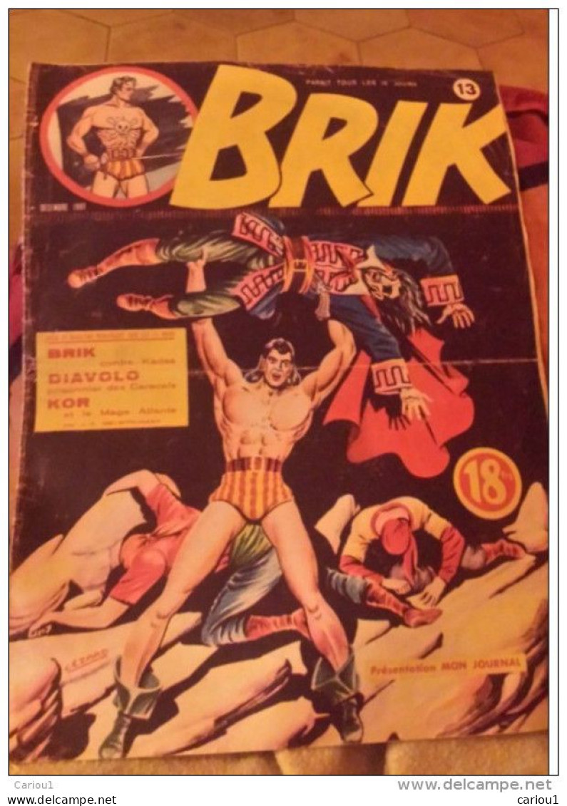 C1 BRIK # 13 1949 Mon Journal DIAVOLO Kor CEZARD Besseyrias PORT INCLUS France - Original Edition - French