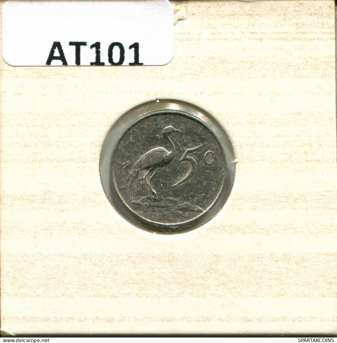 5 CENTS 1965 SOUTH AFRICA Coin #AT101.U.A - Sud Africa
